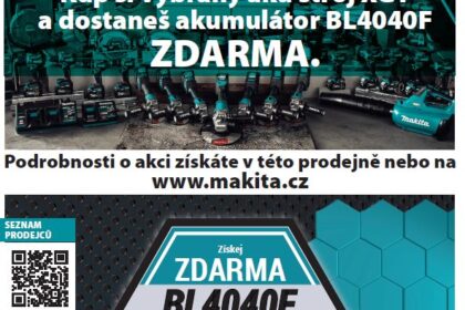 ZÍSKEJ BATERII MAKITA ZDARMA !