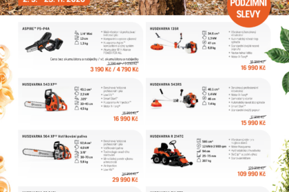 HUSQVARNA PODZIMNÍ AKCE 2026